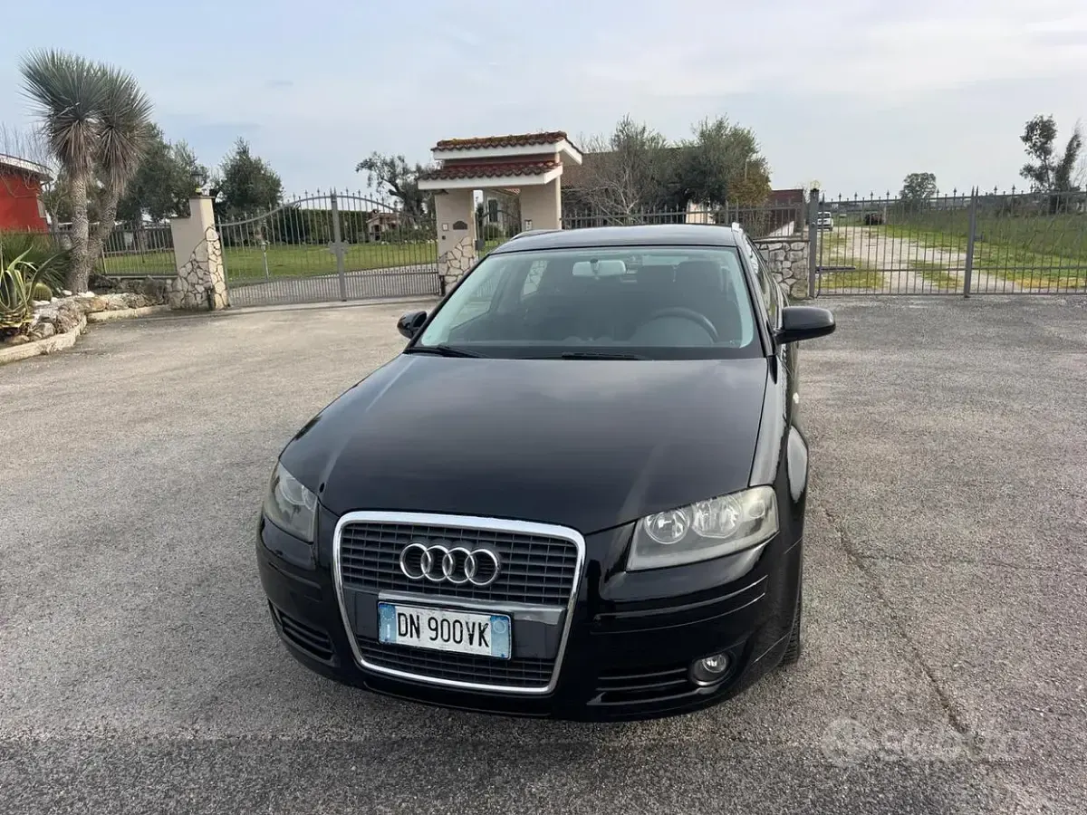 Usata Audi A3 Attraction 140 CV (102 kW) 2010 Nero Utilitaria