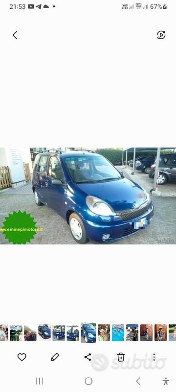 Usata Toyota Verso 2006 Blu Monovolume