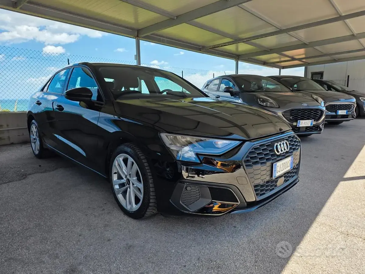 Usata Audi A3 Advanced 150 CV (110 kW) 2022 Nero Berlina