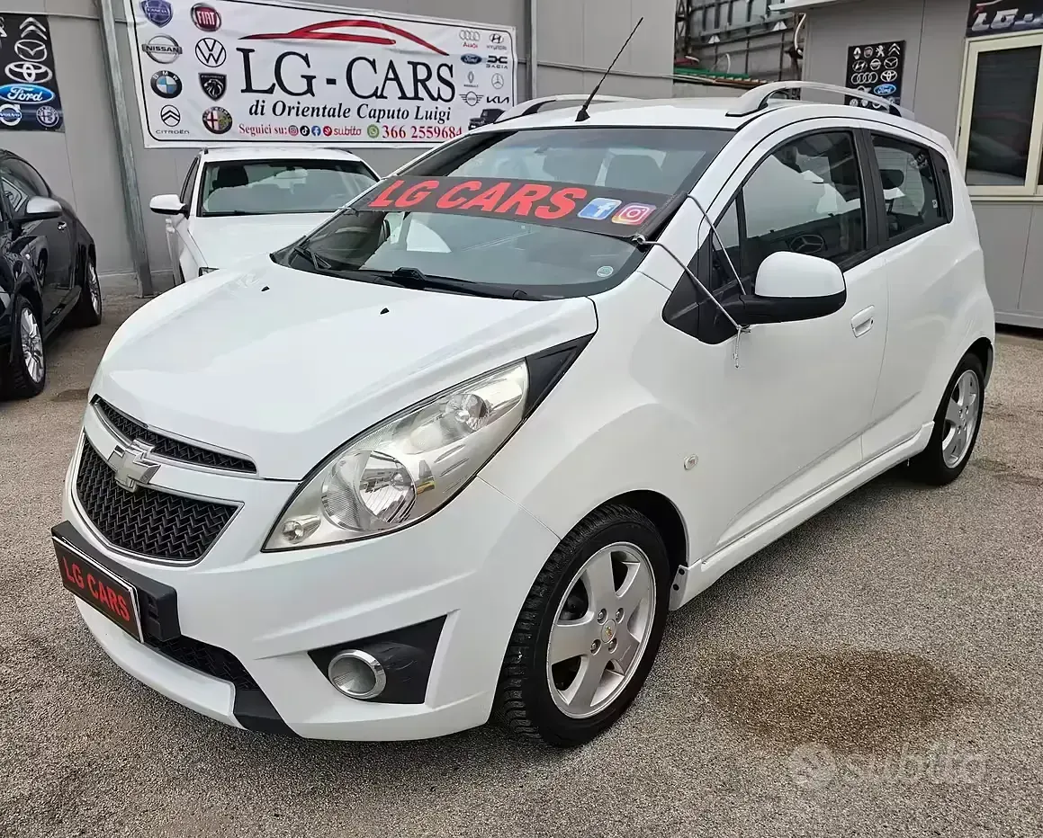 Usata Chevrolet Spark LT 79 CV (58 kW) 2012 Bianco Utilitaria