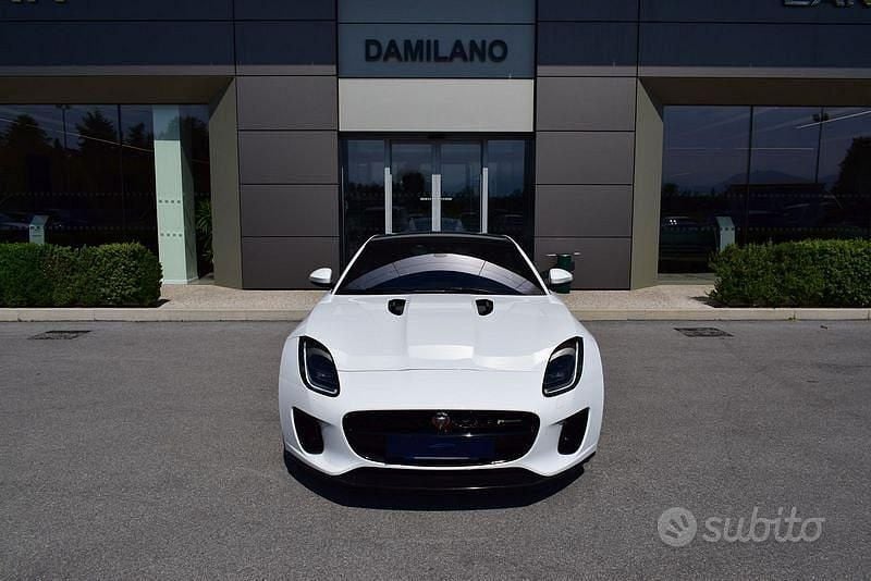 Usata Jaguar F-Type R-Dynamic 300 CV (220 kW) 2018 Bianco Coupé