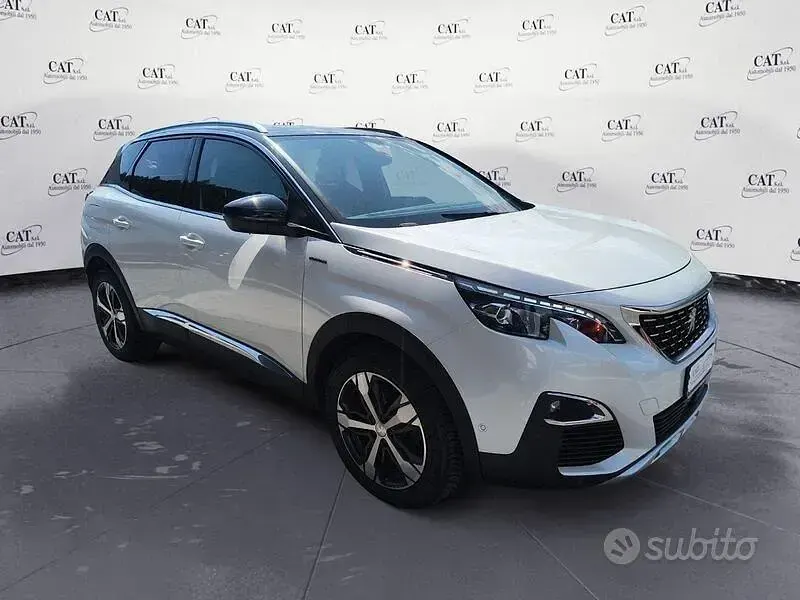 Usata Peugeot 3008 GT-line 120 CV (88 kW) 2018 Bianco SUV