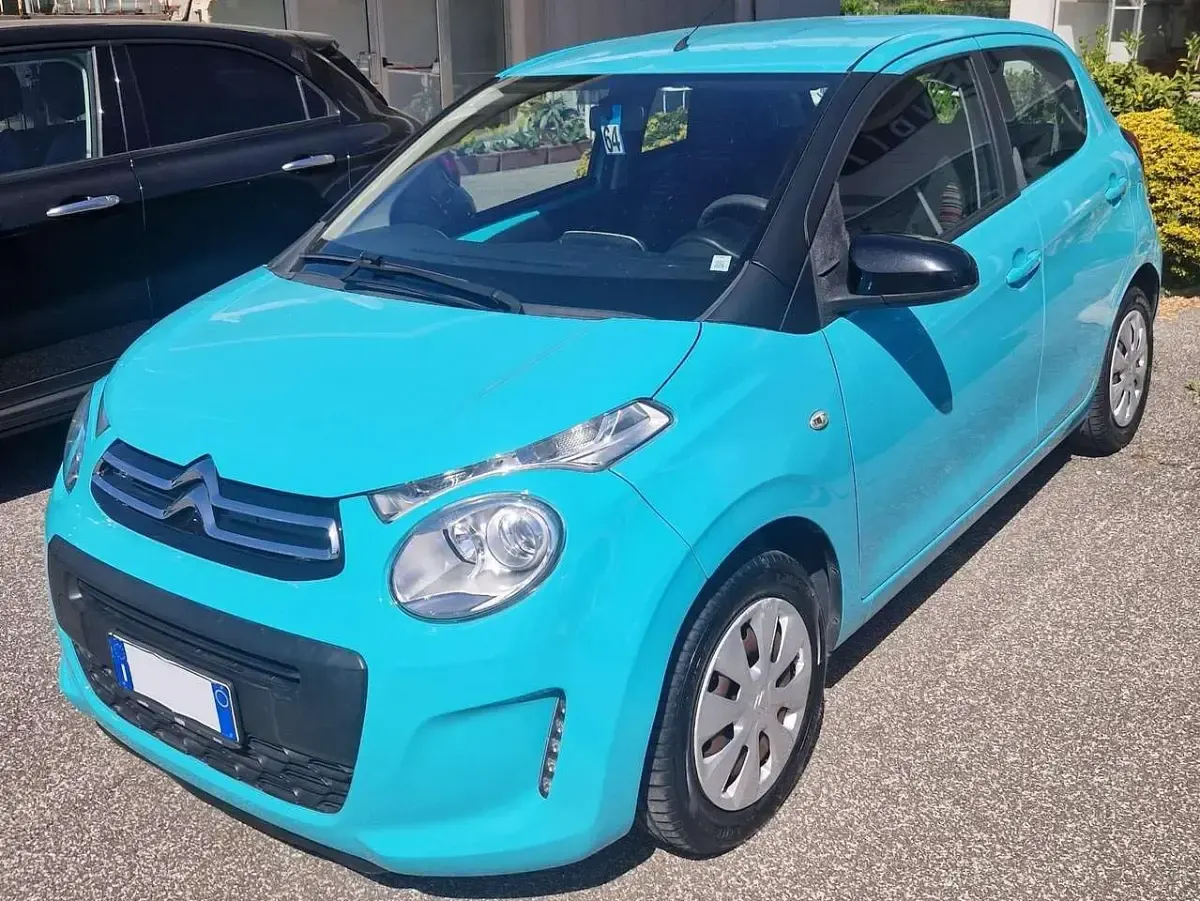 Usata Citroën C1 Feel 69 CV (50 kW) 2017 Blu/azzurro Utilitaria