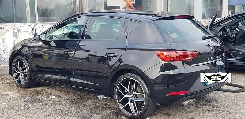 Usata Seat Leon FR 184 CV (135 kW) 2018 Nero Berlina