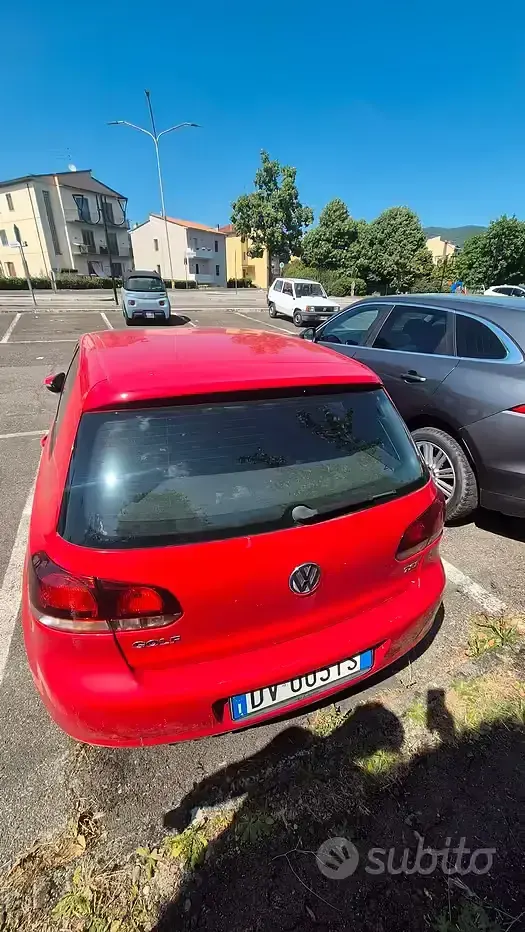 Usata VW Golf VI 160 CV (117 kW) 2009 Rosso Utilitaria