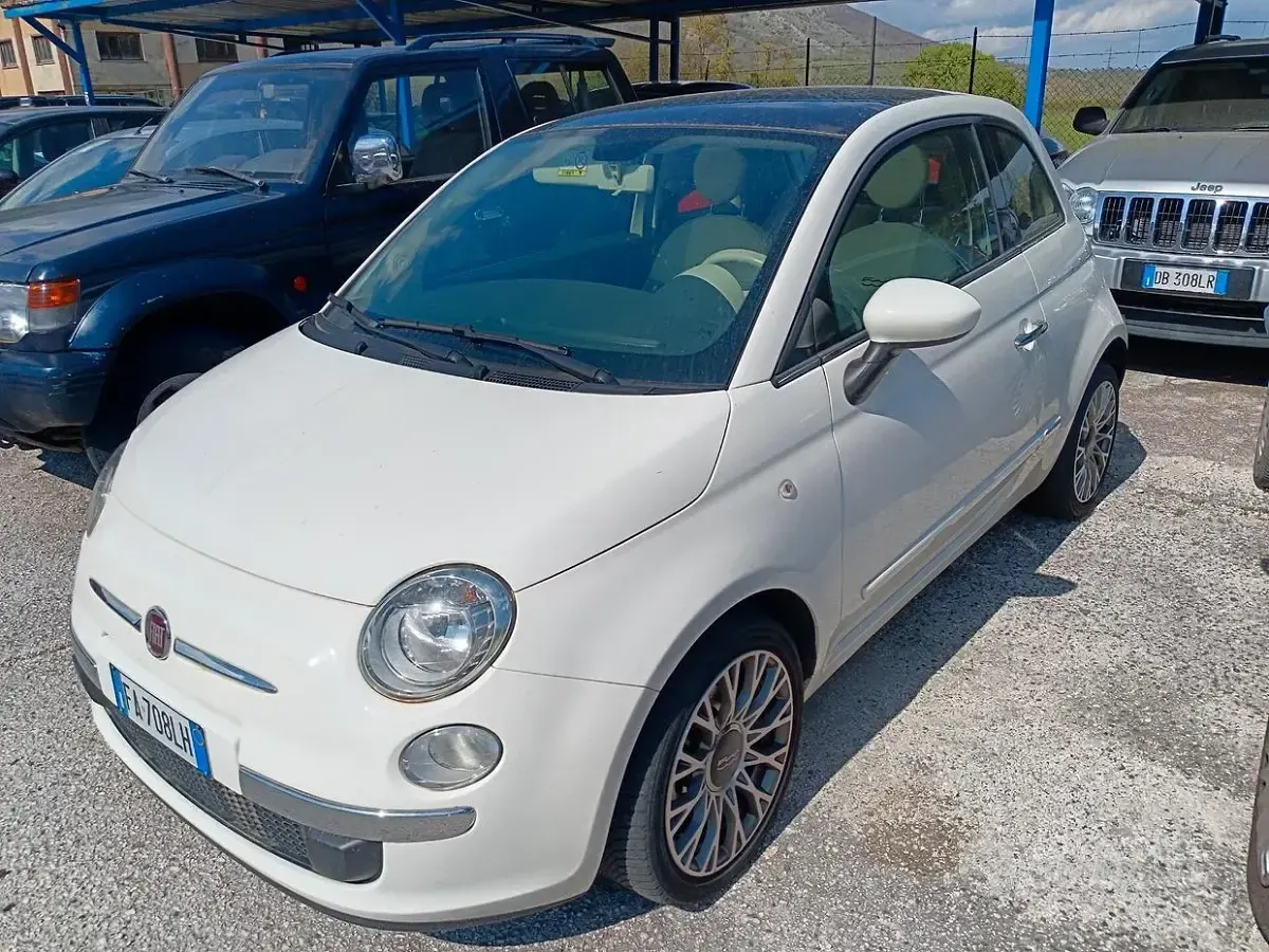Usata Fiat 500 Lounge 95 CV (69 kW) 2015 Bianco Berlina