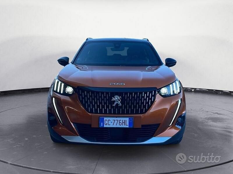 Usata Peugeot 2008 GT-line 102 CV (75 kW) 2020 Arancione SUV