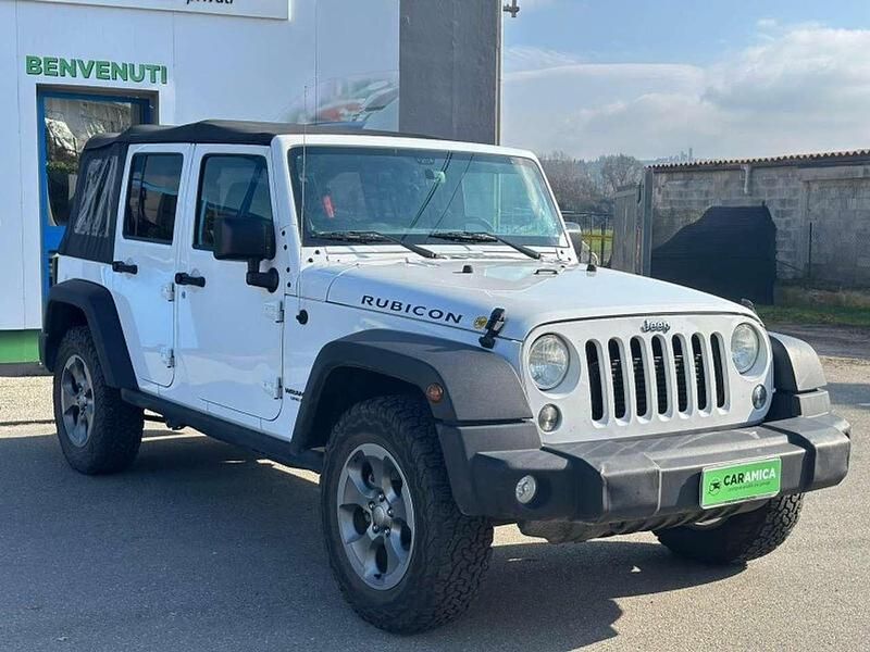 Usata Jeep Wrangler Unlimited Rubicon 200 CV (147 kW) 2018 Bianco SUV