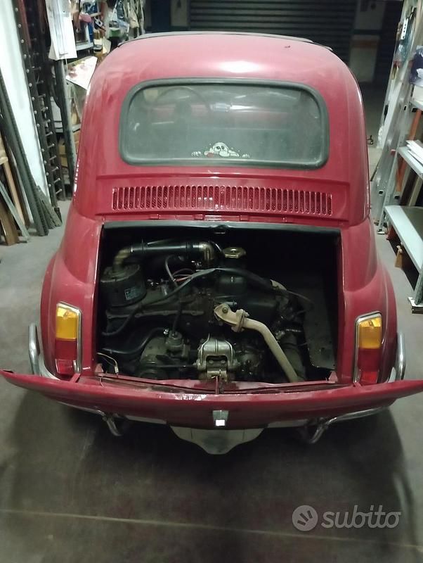 Usata Fiat 500 1960 Rosso Utilitaria