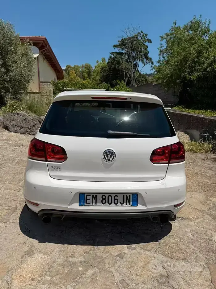 Usata VW Golf VII GTI 210 CV (154 kW) 2012 Bianco Berlina