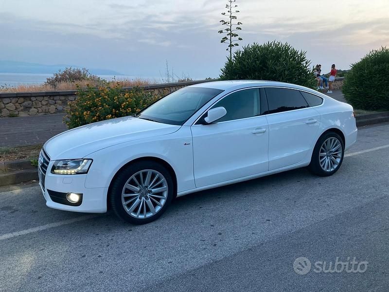Usata Audi A5 170 CV (125 kW) 2011 Bianco Coupé