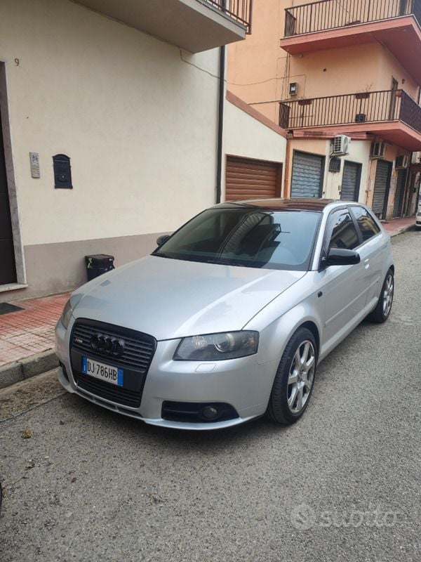 Usata Audi A3 S-Line 140 CV (102 kW) 2007 Grigio Coupé
