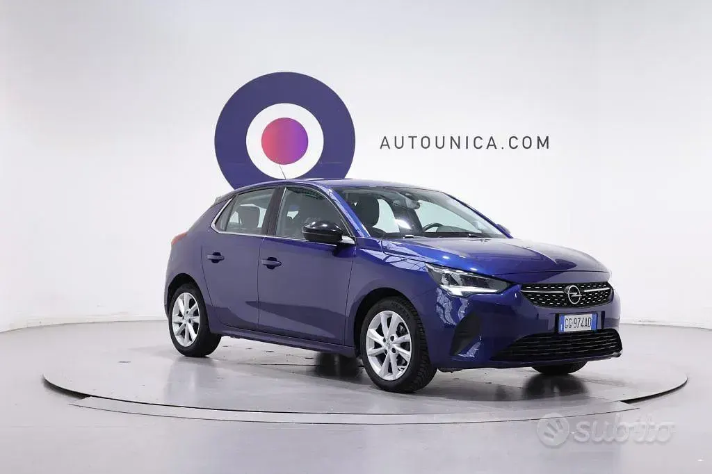 Usata Opel Corsa Elegance 75 CV (55 kW) 2021 Blu Utilitaria