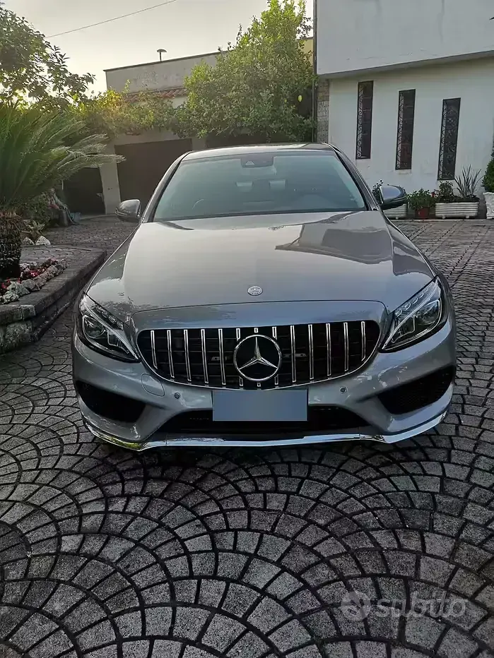 Usata Mercedes C200 Premium Plus 136 CV (100 kW) 2017 Grigio Berlina