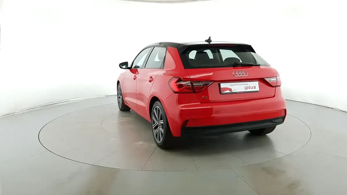 Usata Audi A1 Sportback Admired 95 CV (69 kW) 2021 Rosso misano perlato Utilitaria