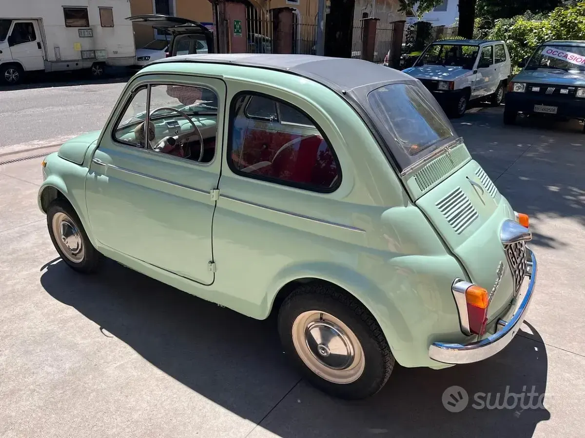 Usata Fiat 500 1960 Bluazzurro Utilitaria