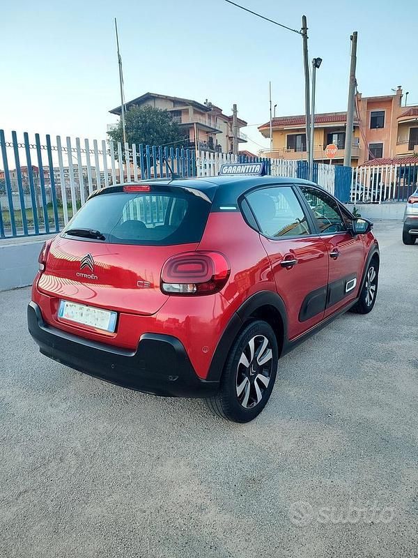 Usata Citroën C3 Shine 83 CV (61 kW) 2021 Rosso Berlina