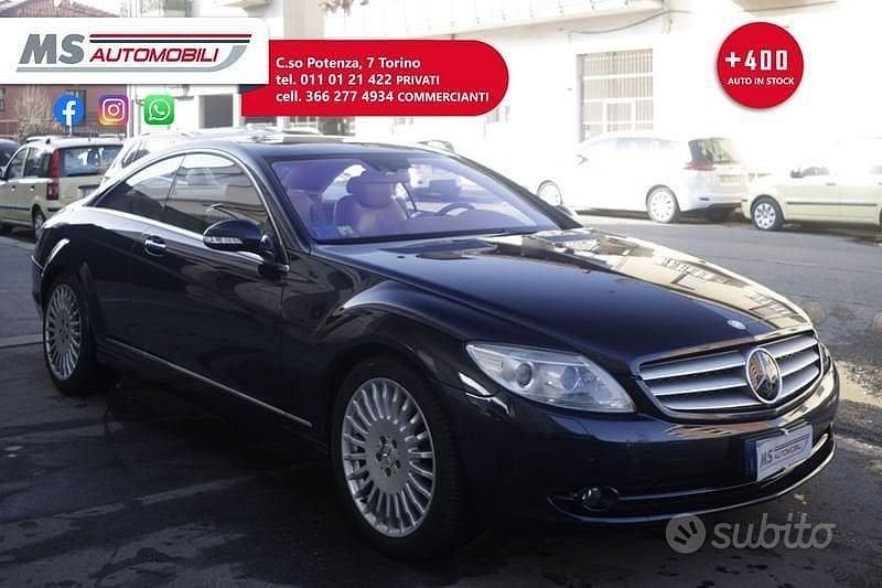 Usata Mercedes CL500 388 CV (285 kW) 2007 Blu scuro Coupé