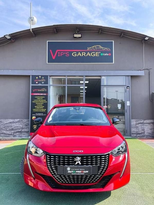 Usata Peugeot 208 Active 75 CV (55 kW) 2023 Rosso Utilitaria