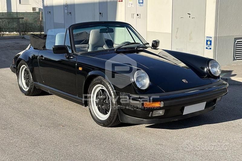 Usata Porsche 911 Carrera Cabriolet 1988 Nero Cabrio