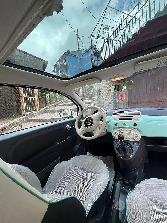 Usata Fiat 500 Lounge 69 CV (50 kW) 2014 Bianco Berlina