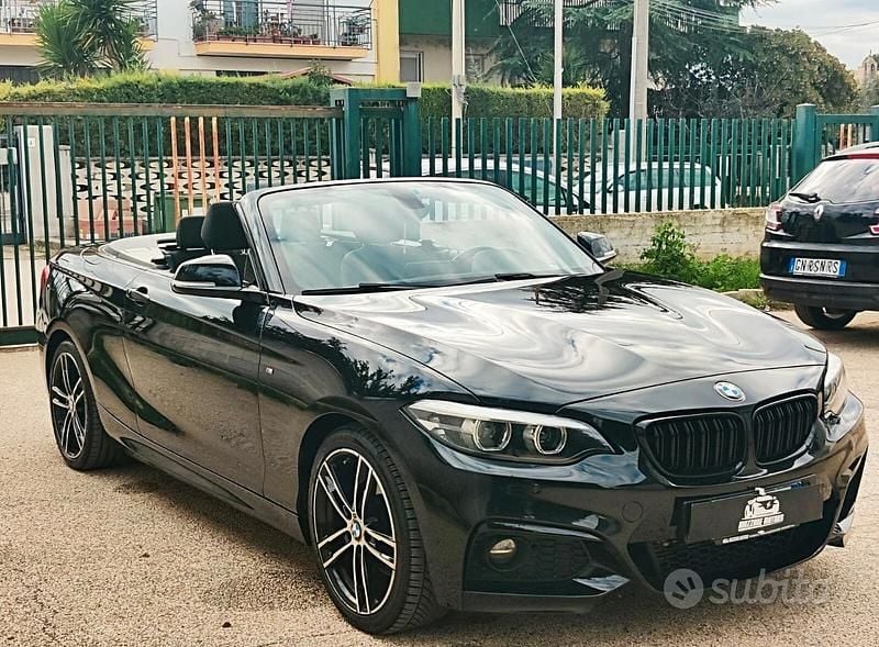 Usata BMW 220 M Sport 190 CV (139 kW) 2019 Nero Cabrio