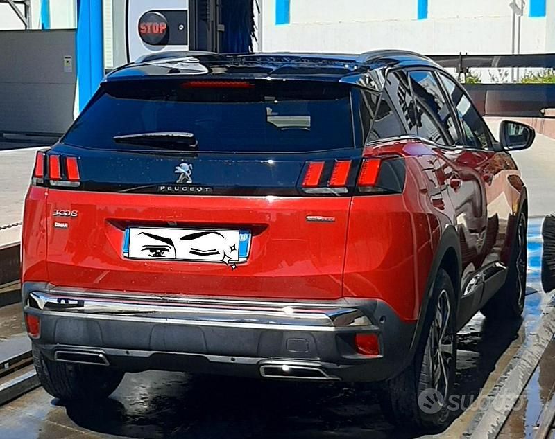 Usata Peugeot 3008 150 CV (110 kW) 2018 Rosso Station wagon