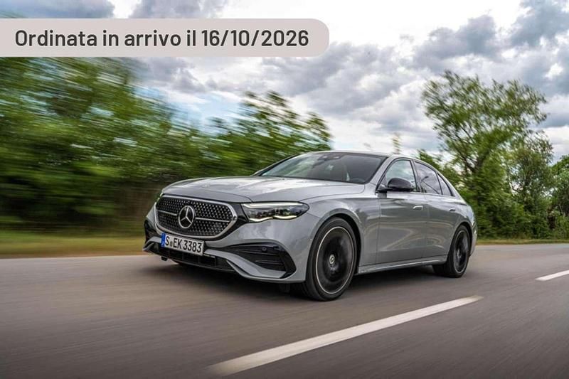 Nuova Mercedes E300 Advanced 313 CV (230 kW) 2026 Argento Berlina