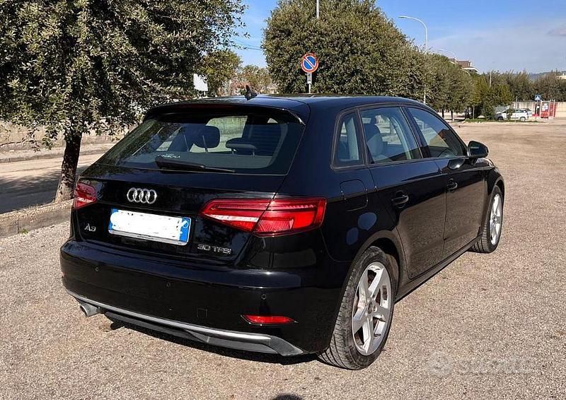 Usata Audi A3 116 CV (85 kW) 2019 Nero Berlina