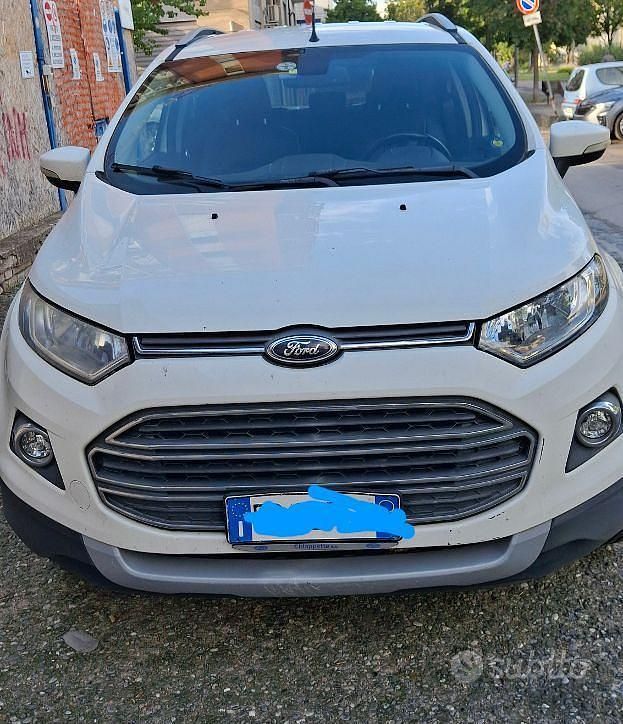 Usata Ford Ecosport Titanium 125 CV (91 kW) 2015 Bianco SUV