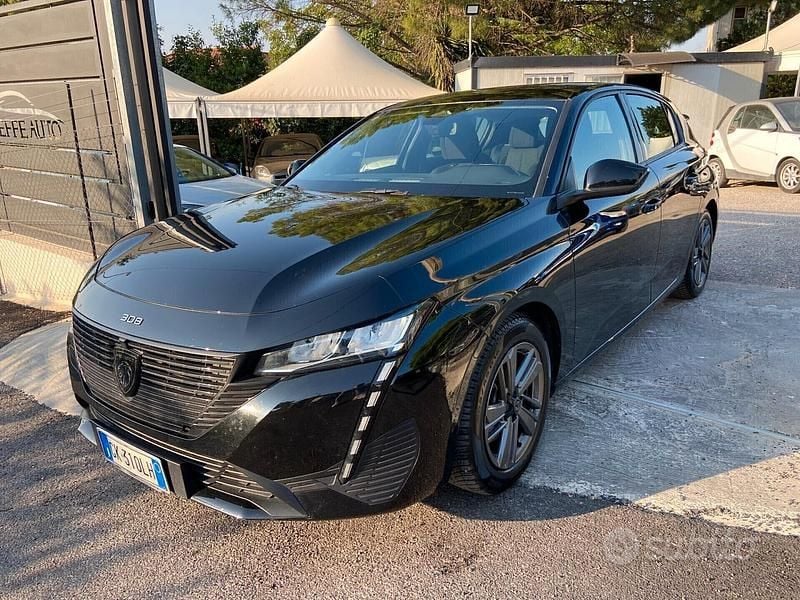 Usata Peugeot 308 Allure 131 CV (96 kW) 2022 Nero Berlina