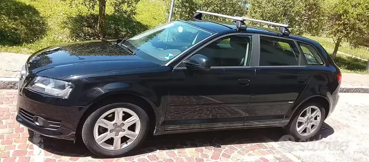 Usata Audi A3 90 CV (66 kW) 2010 Nero Utilitaria
