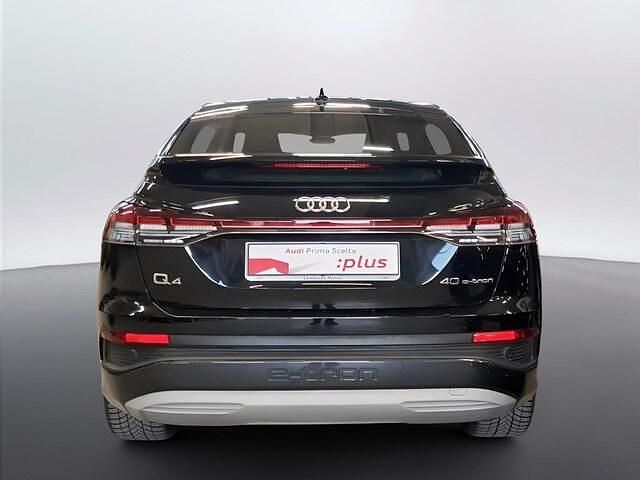 Usata Audi Q4 Sportback e-tron Advanced 150 kW (204 CV) 2022 Nero mito metallizzato SUV