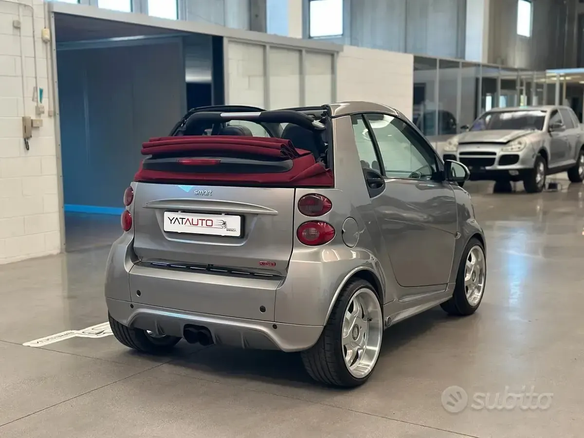 Usata Smart ForTwo Cabrio Brabus 102 CV (75 kW) 2013 Grigio Cabrio