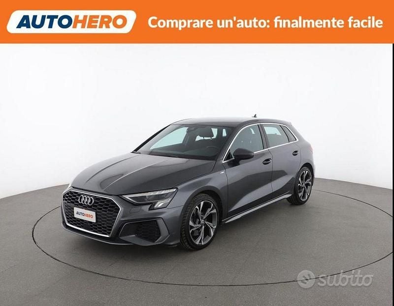 Usata Audi A3 S-Line 116 CV (85 kW) 2020 Grigio Berlina