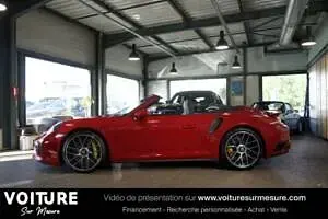 Usata Porsche 911 Turbo S Cabriolet 580 CV (426 kW) 2017 Rosso Cabrio