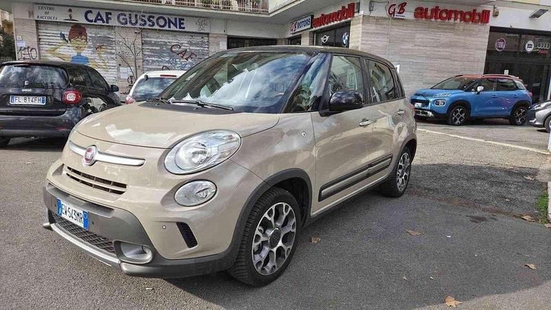 Usata Fiat 500L Trekking 85 CV (62 kW) 2014 Beige Monovolume