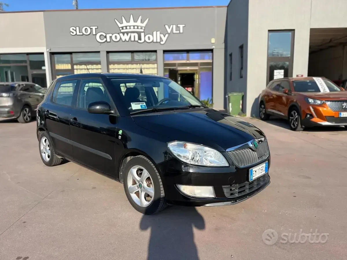 Usata Skoda Fabia GreenLine 75 CV (55 kW) 2012 Nero Station wagon