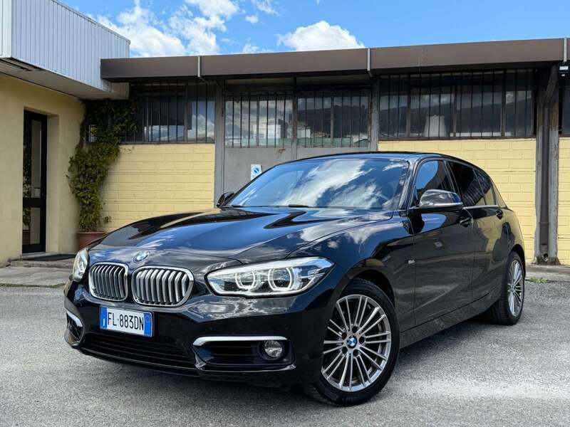 Usata BMW 118 Efficient Dynamics 150 CV (110 kW) 2017 Nero Utilitaria