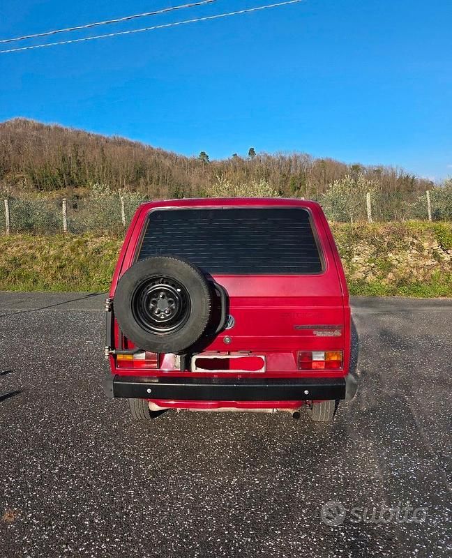Usata VW T3 1987 Rosso Furgone