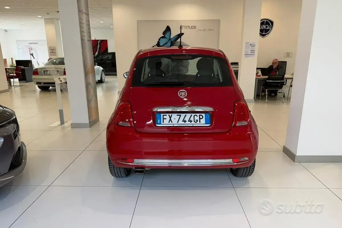 Usata Fiat 500 Lounge 69 CV (50 kW) 2019 Rosso Berlina