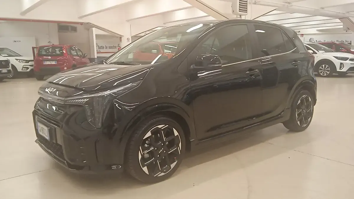 Usata Kia Picanto GT-Line 63 CV (46 kW) 2024 Aurora black pearl Utilitaria