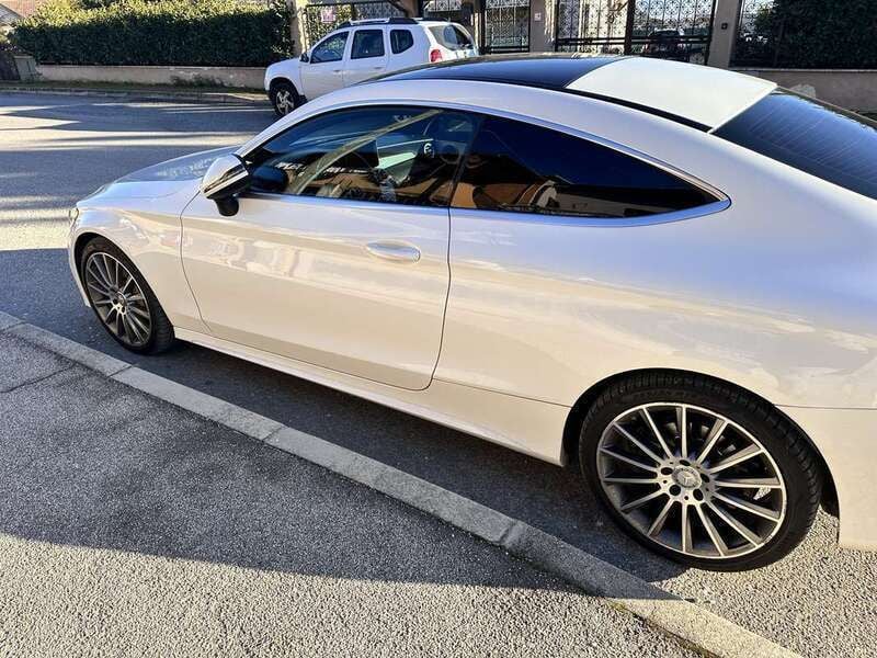 Usata Mercedes C250 Premium Plus 211 CV (155 kW) 2016 Bianco Coupé