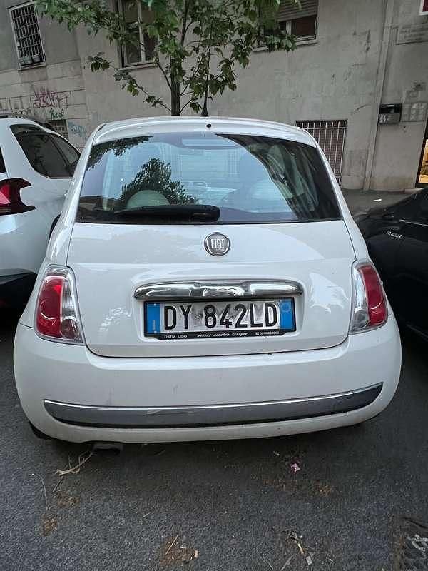 Usata Fiat 500 69 CV (50 kW) 2009 Bianco Cabrio