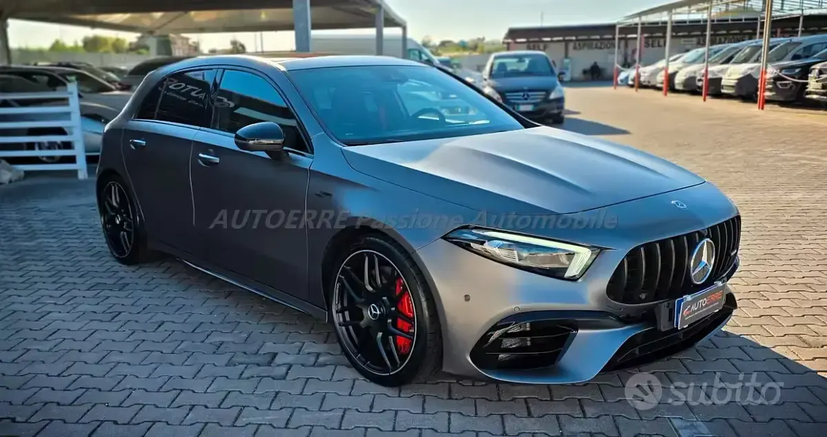 Usata Mercedes A45 AMG Premium 421 CV (309 kW) 2023 Grigio Utilitaria