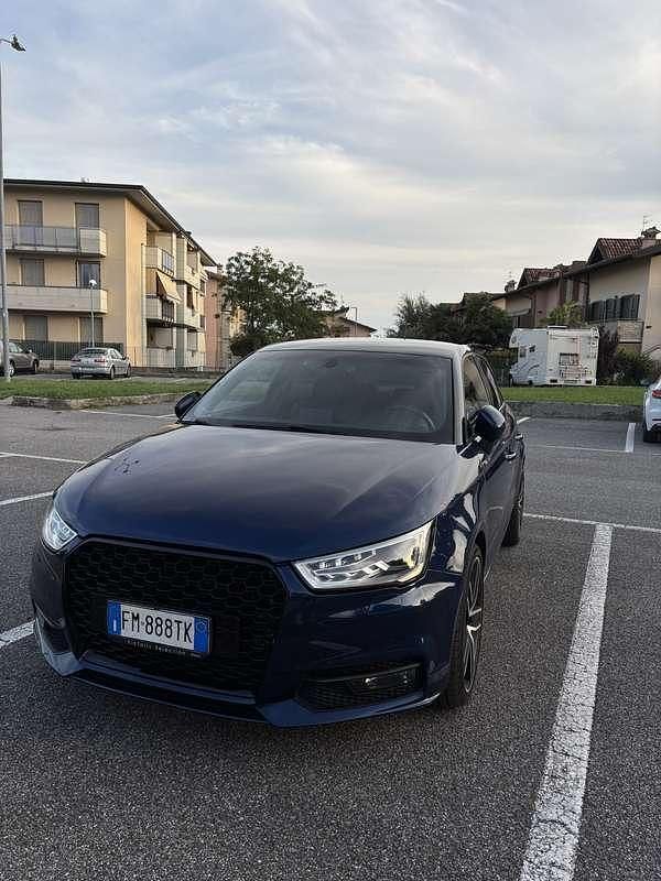 Usata Audi A1 S-Line 90 CV (66 kW) 2018 Blu/azzurro Utilitaria
