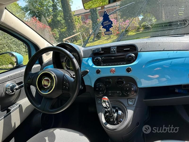 Usata Fiat 500 105 CV (77 kW) 2011 Blu Utilitaria