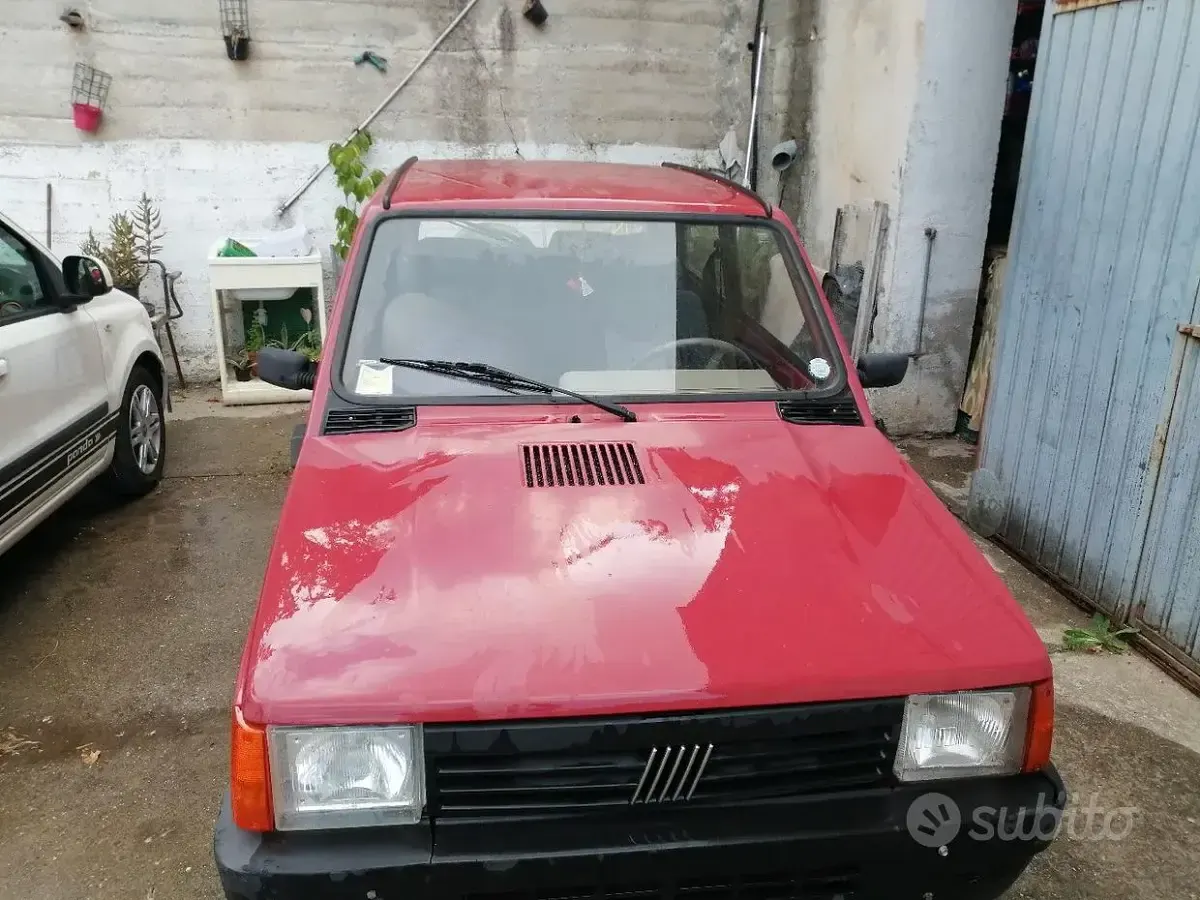 Usata Fiat Panda Young 39 CV (28 kW) 2000 Rosso Utilitaria