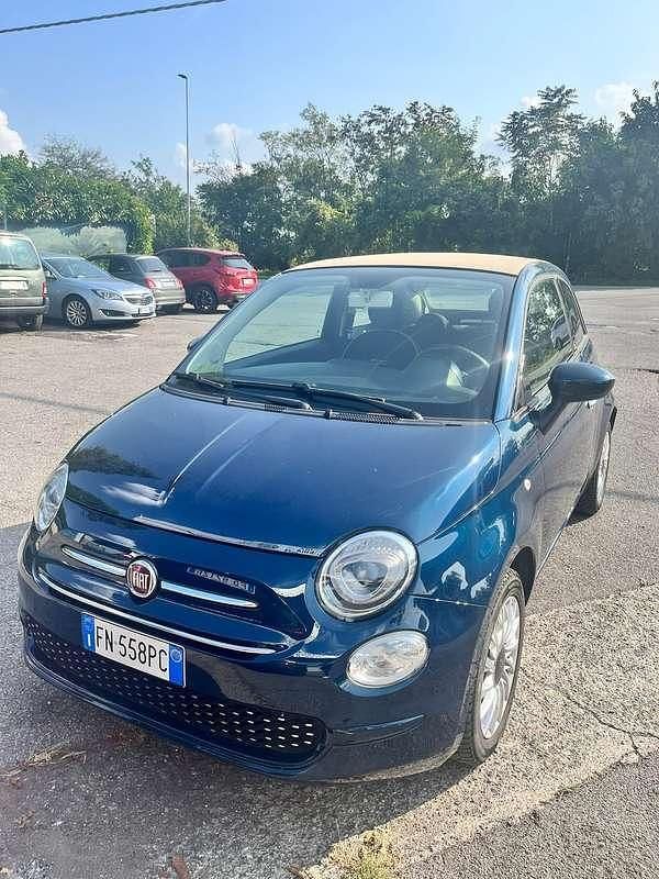 Usata Fiat 500C S 69 CV (50 kW) 2018 Blu/azzurro Cabrio