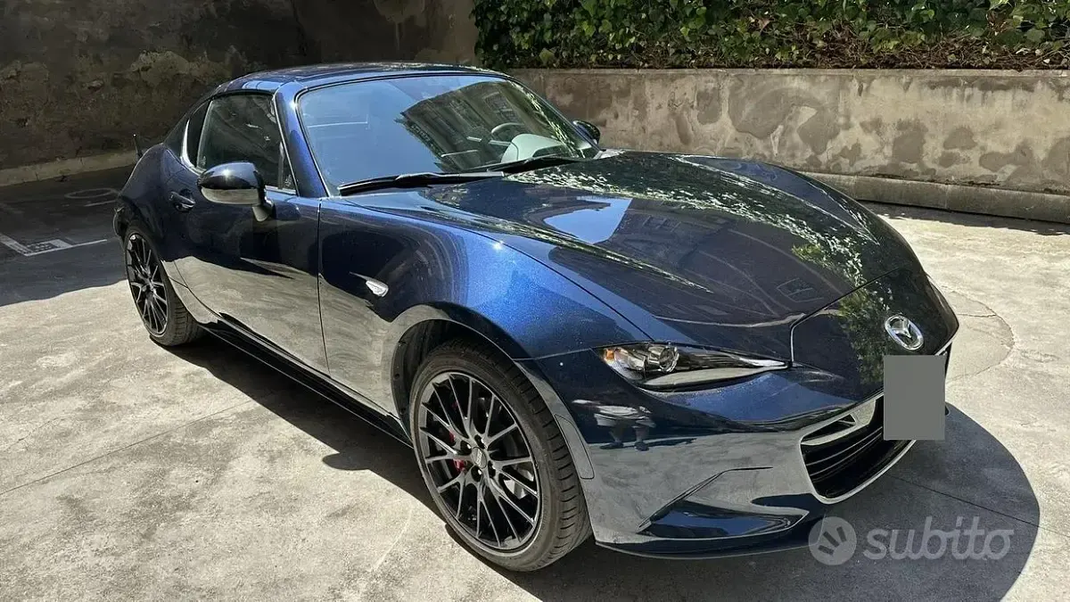 Usata Mazda MX5 Homura-Line 184 CV (135 kW) 2023 Blu Cabrio